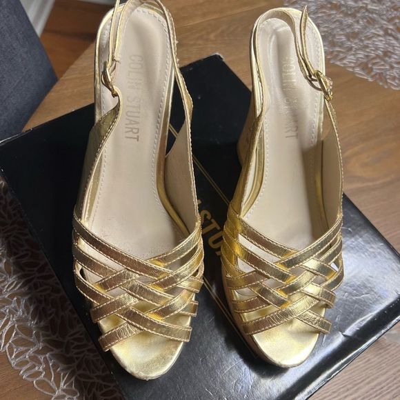 Colin Stuart wedge sandals - Picture 1 of 8